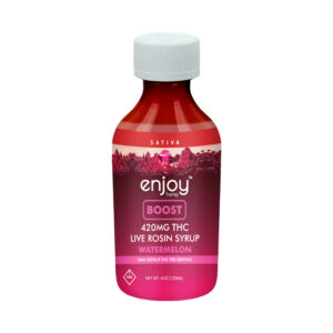 Enjoy Hemp Syrup - Boost | 420mg | Live Rosin Syrup | Watermelon